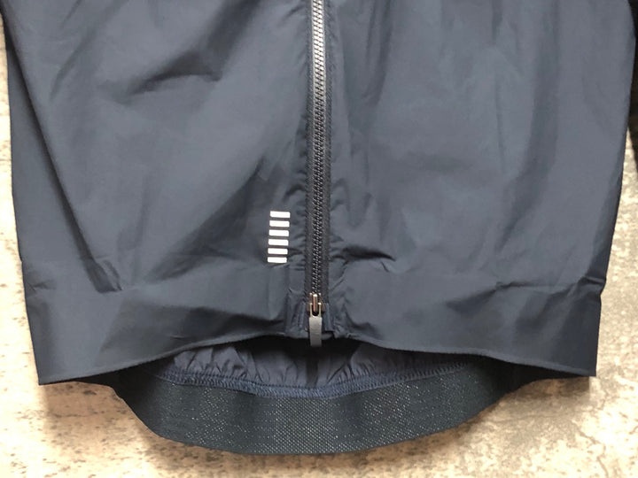 KM121 ラファ Rapha WOMEN'S PRO TEAM LIGHTWEIGHT WIND JACKET 長袖 ウィンドブレーカー 紺 XS
