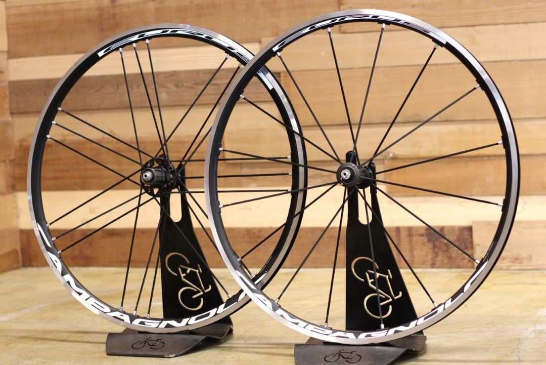 カンパニョーロ CAMPAGNOLO ユーラス EURUS MEGA G3 アルミ クリンチャー ホイールセット シマノ12/11S 【立川店】