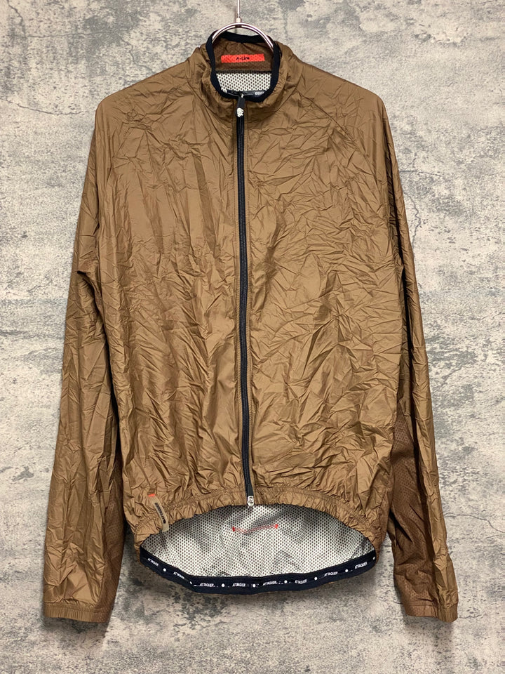 JV757 アタッカー ATTAQUER A-Line 長袖ウィンドブレーカー 茶 L