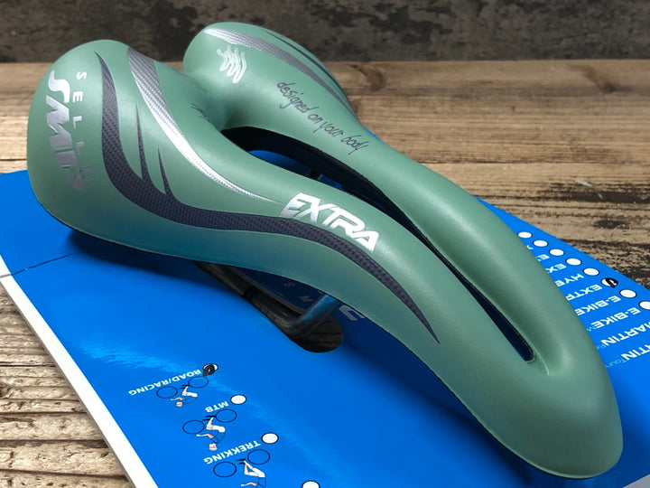 KL118 SELLE SMP EXTRA サドル ライトグリーン ※擦れ