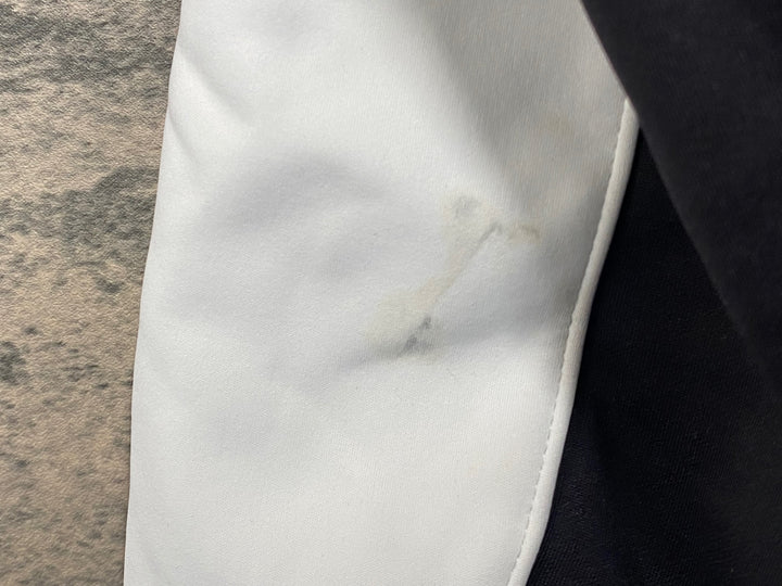 JW444 カステリ CASTELLI 長袖 サイクルジャケット 白 黒 S 裏起毛 GORE WINDSTOPPER