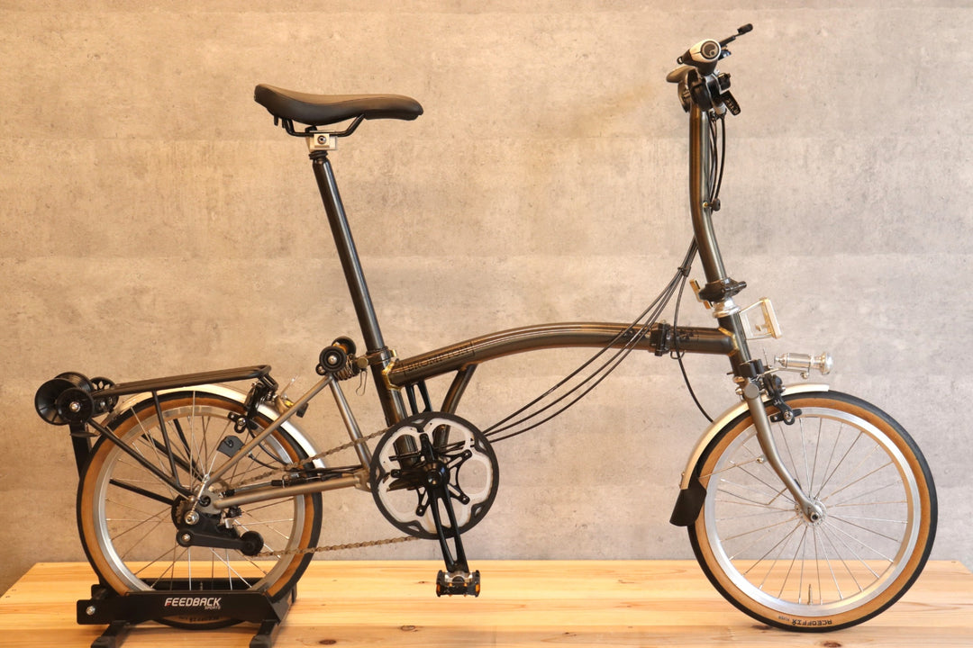 ブロンプトン BROMPTON S6R ブラックラッカー 2021モデル Black Lacquer 16インチ ミニベロ 折り畳み 小径車 チタンフォーク チタンバック 【さいたま浦和店】