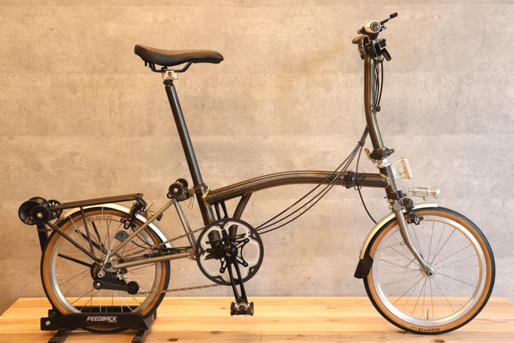 ブロンプトン BROMPTON S6R ブラックラッカー 2021モデル Black Lacquer 16インチ ミニベロ 折り畳み 小径車 チタンフォーク チタンバック 【さいたま浦和店】