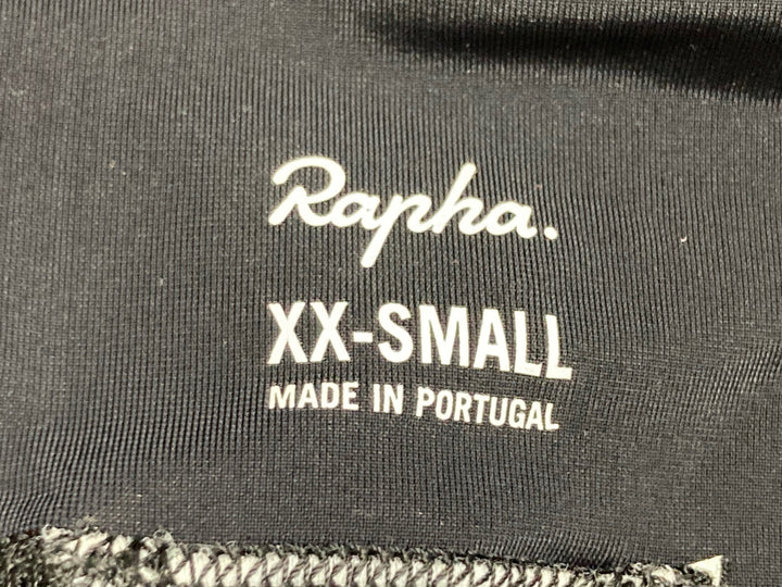 JE269 ラファ Rapha SOUPLESSE WINTER TIGHTS WITH PAD ビブタイツ ダークネイビー オレンジ レディース XXS 裏起毛