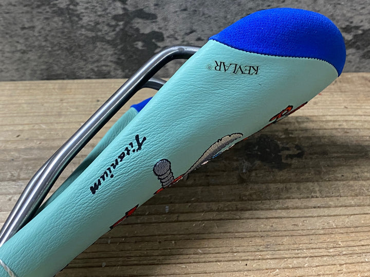 KN212 セライタリア SELLE ITALIA フライト チタニウム FLITE TITANIUM サドル チタンレール パンターニ チェレステ