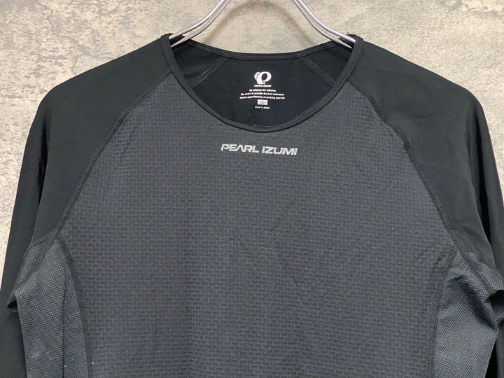 JT575 パールイズミ PEARL iZUMi 長袖 ベースレイヤー 黒 3L