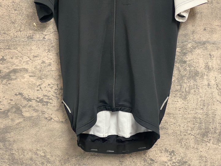 JW291 アソス ASSOS S5.MILLE 半袖 サイクルジャージ 白/黒 L ※ほつれあり