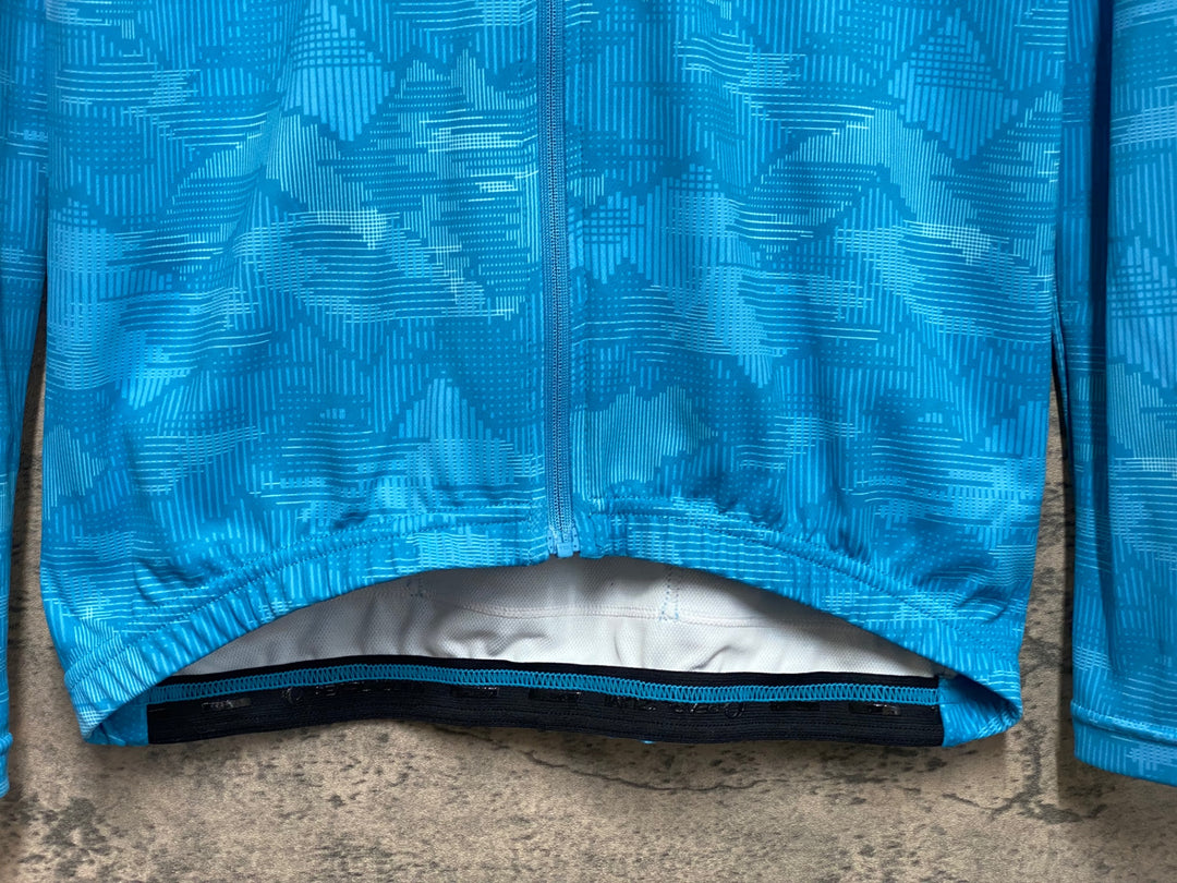 KF989 パールイズミ PEARL iZUMi 長袖 サイクルジャージ 水色 青 L