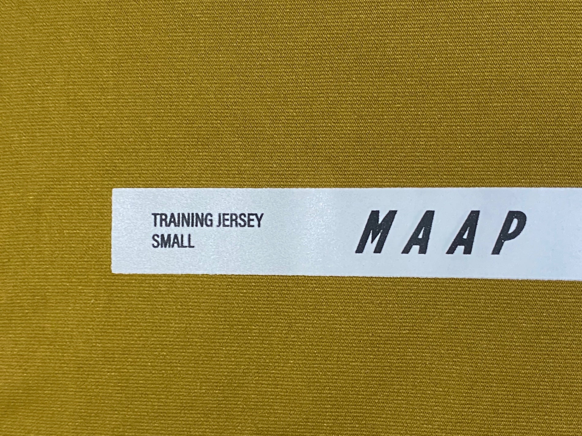 KD535 マープ MAAP TRAINING JERSEY 半袖 サイクルジャージ 黄土 S