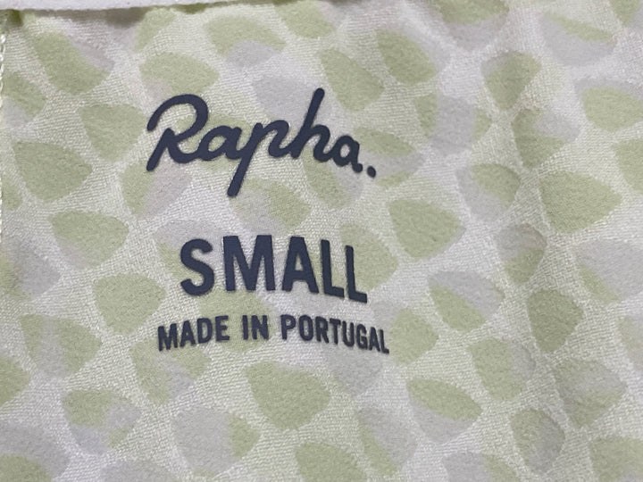 KG340 ラファ Rapha AMANI MEN'S PRO TEAM AERO JERSEY 半袖 サイクルジャージ 白 緑 S
