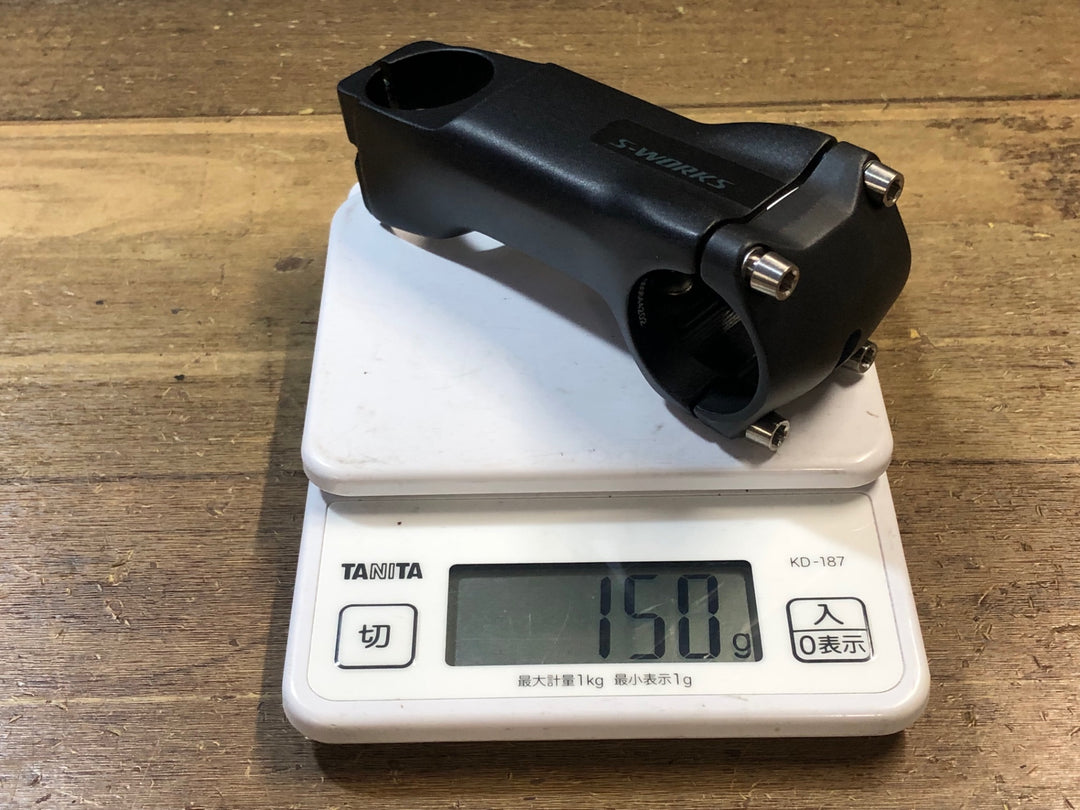 IR460 スペシャライズド SPECIALIZED S-WORKS TARMAC STEM アルミ ステム 黒 90mm Φ31.8 OS 6°
