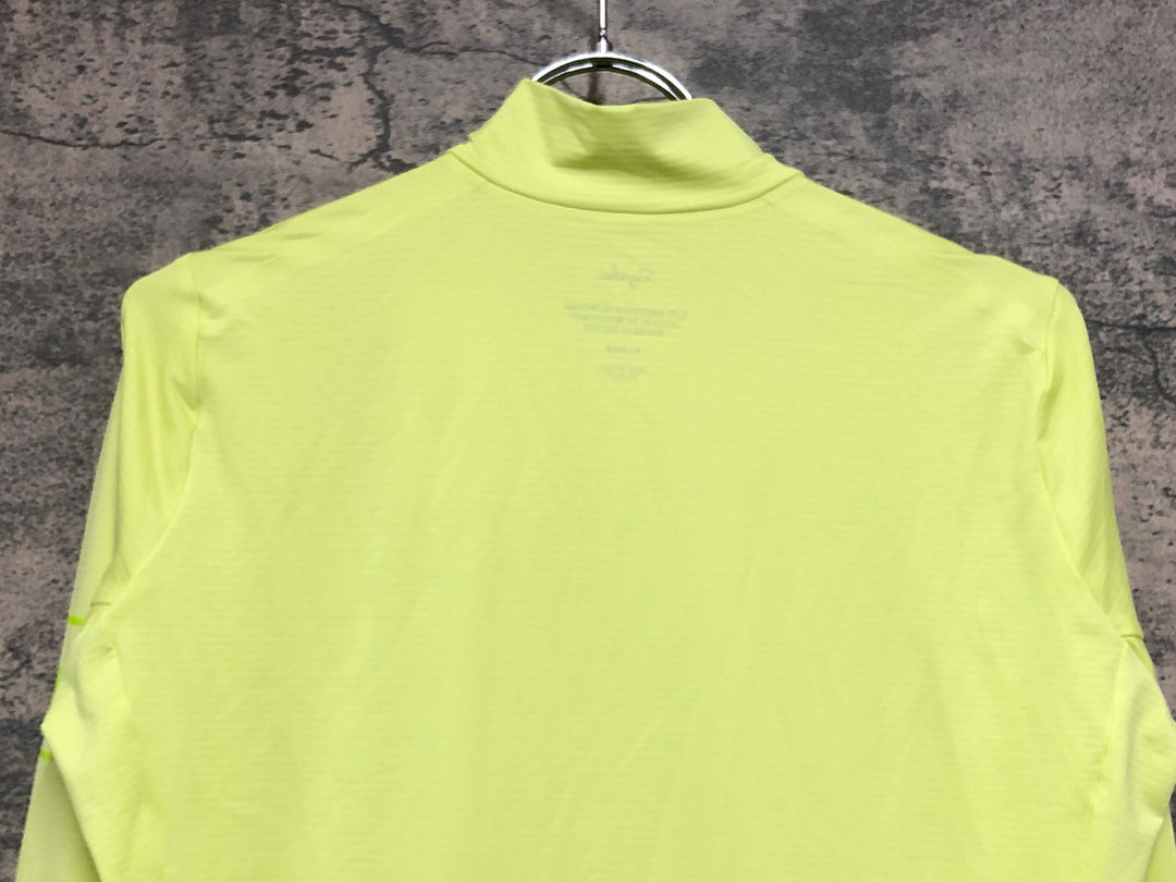 JF368 ラファ Rapha PRO TEAM LONG SLEEVE THERMAL JERSEY 長袖 サイクルジャージ 黄 M