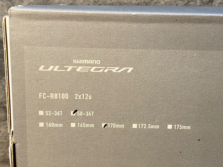 JR889 シマノ SHIMANO アルテグラ ULTEGRA FC-R8100 クランクセット 170mm 50/34T