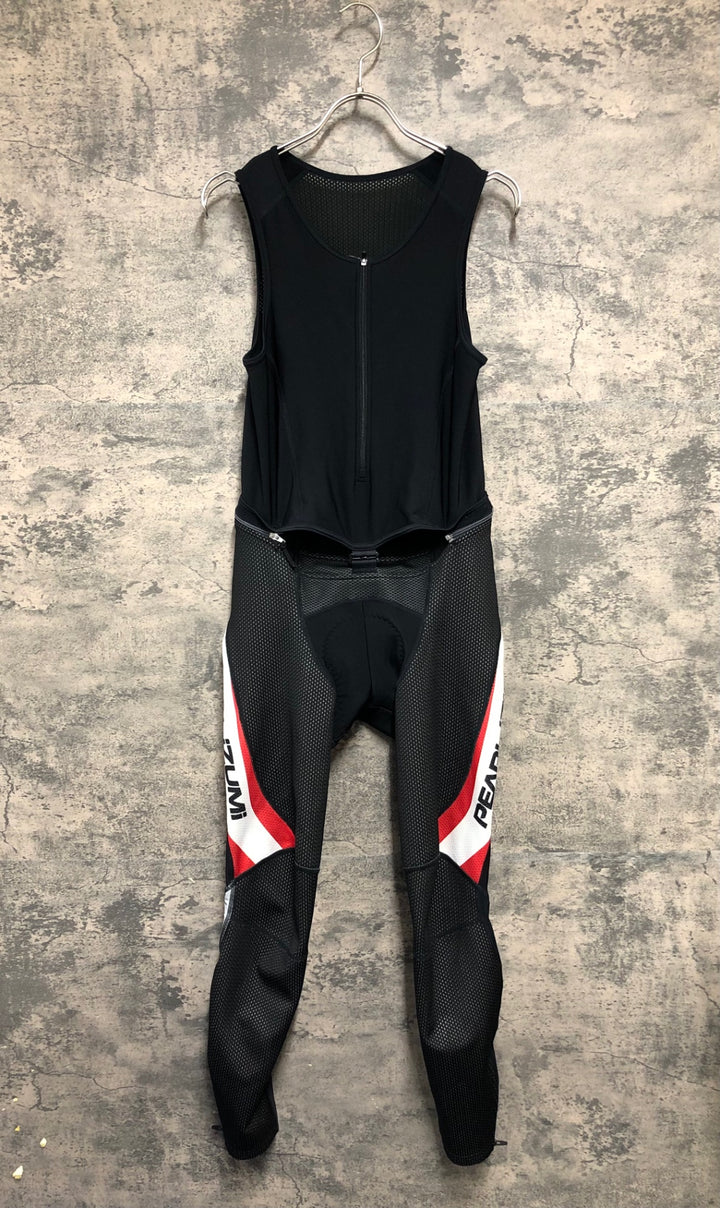 KK716 パールイズミ PEARL iZUMi クイックビブタイツ 黒 M 裏起毛 ※スレあり