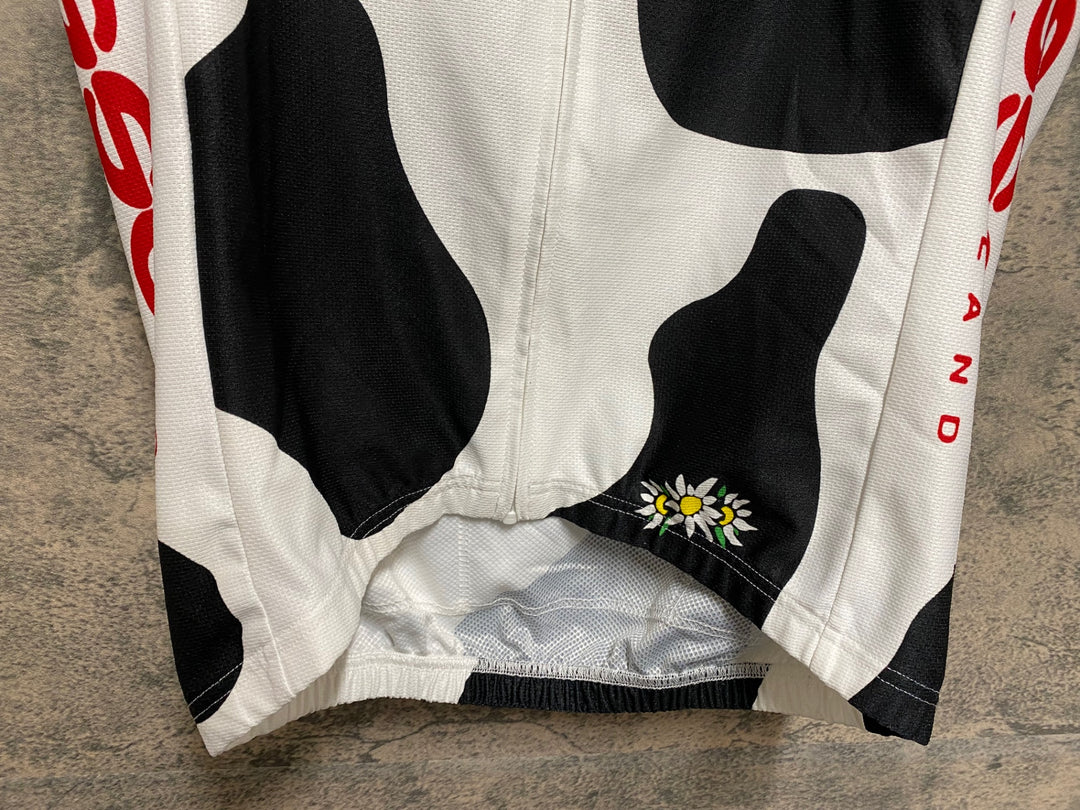 KP855 アソス ASSOS MUMUⅡ 半袖 サイクルジャージ 黒 白 M