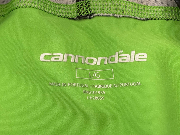 KI829 キャノンデール CANNONDALE 半袖 サイクルジャージ 緑 L