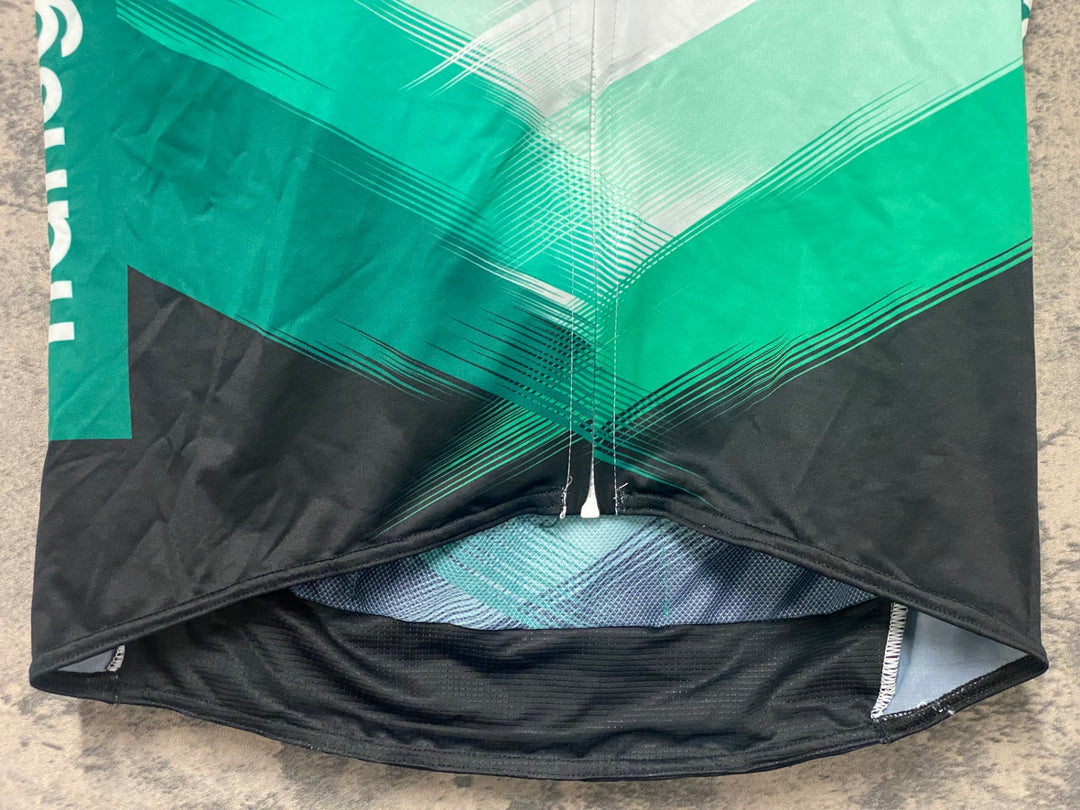 KJ822 スポーツフル sportful 半袖 サイクルジャージ 白 緑 XL BORA hansgrohe