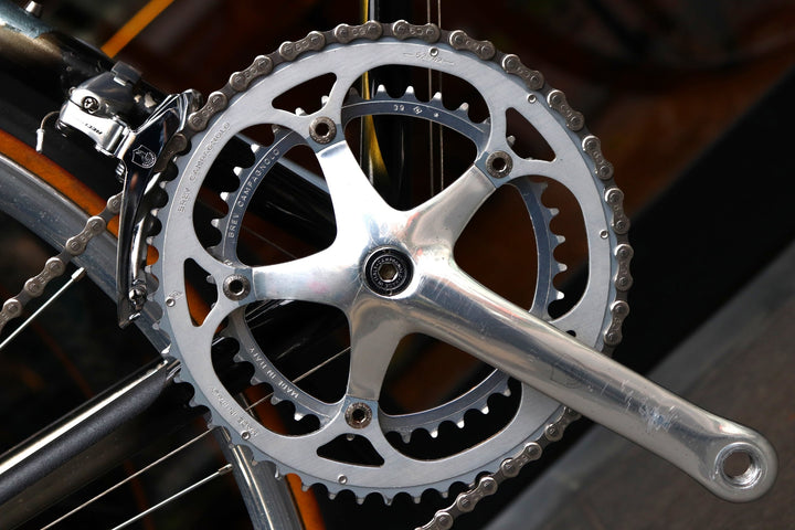 【伝説の双胴バイク】 コルナゴ COLNAGO チタニオ ビチタン TITANIO BITITAN カンパニョーロ レコード MIX 8S チタン ロードバイク ヴィンテージ 【東京南麻布店】