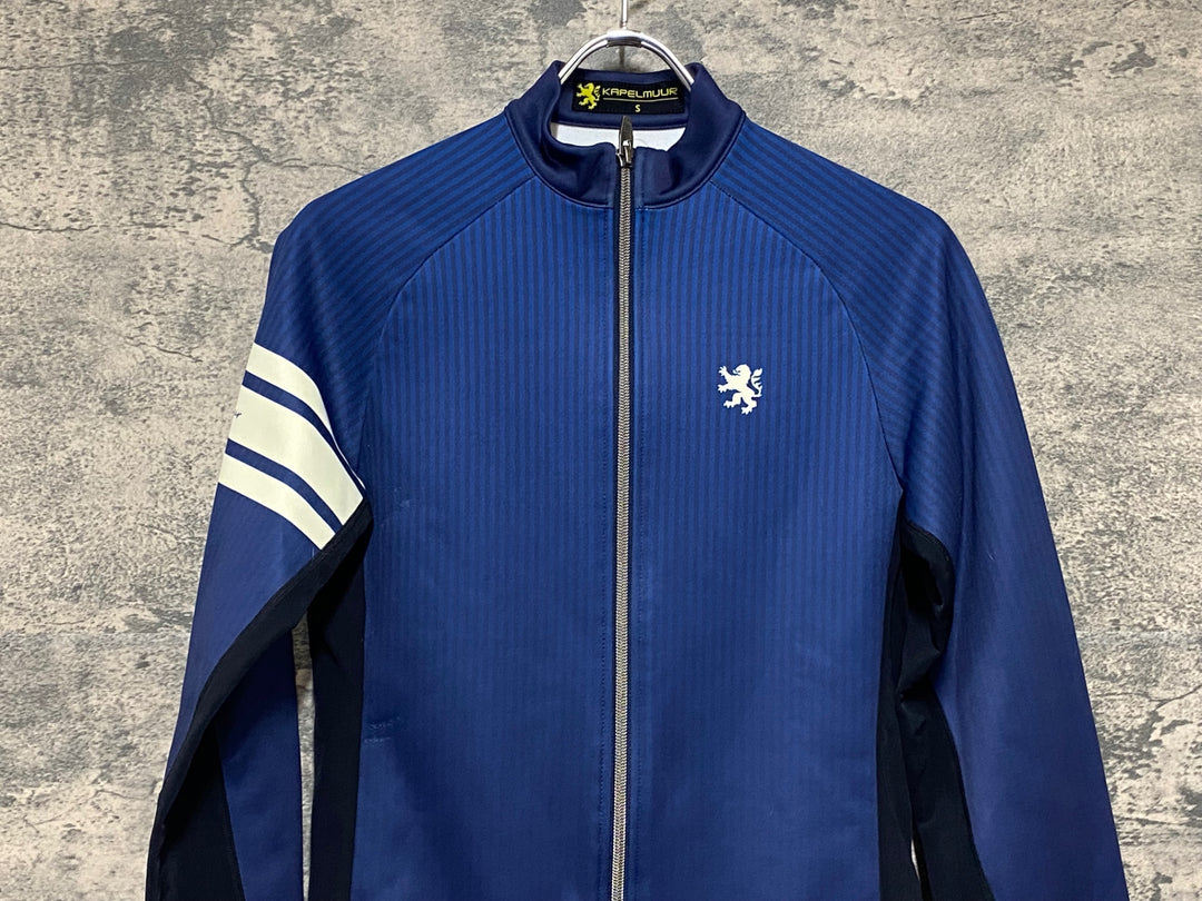 KN726 カペルミュール KAPELMUUR 長袖 サイクルジャケット 青 S レディース 裏起毛  ※擦れあり