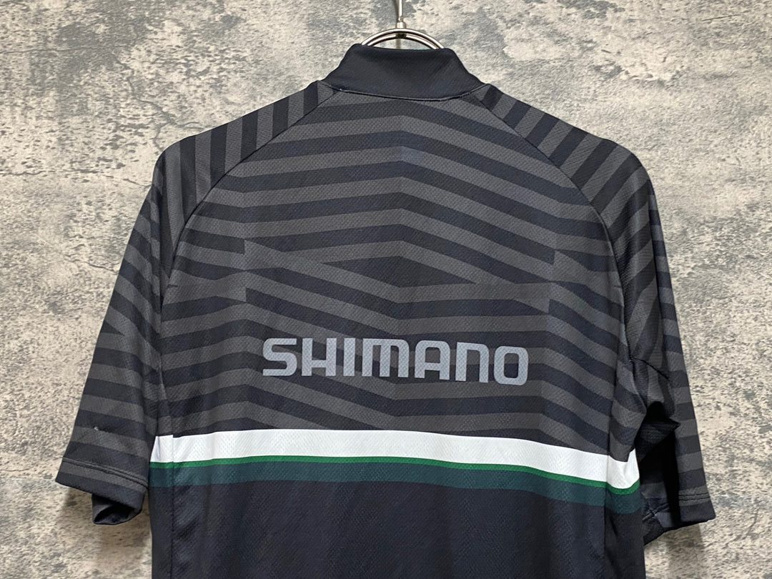 KF209 シマノ SHIMANO 半袖 サイクルジャージ 黒 L