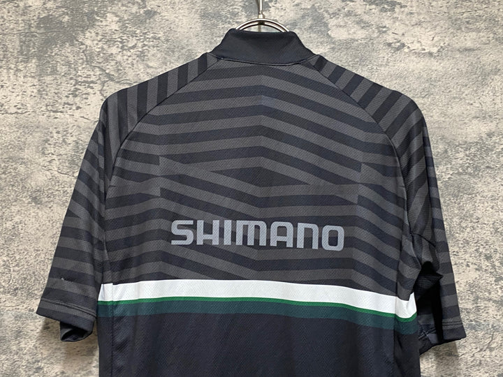 KF209 シマノ SHIMANO 半袖 サイクルジャージ 黒 L