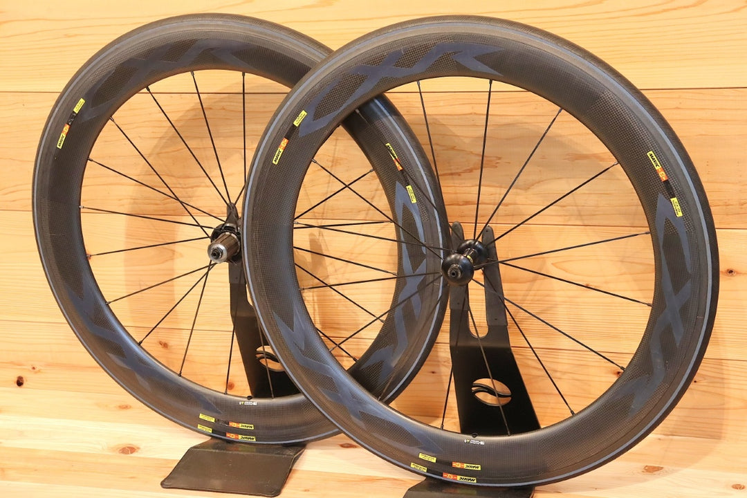 マヴィック MAVIC CXR ULTIMATE 60T カーボン チューブラー ホイールセット シマノ12S/11S 27mm 【千葉店】