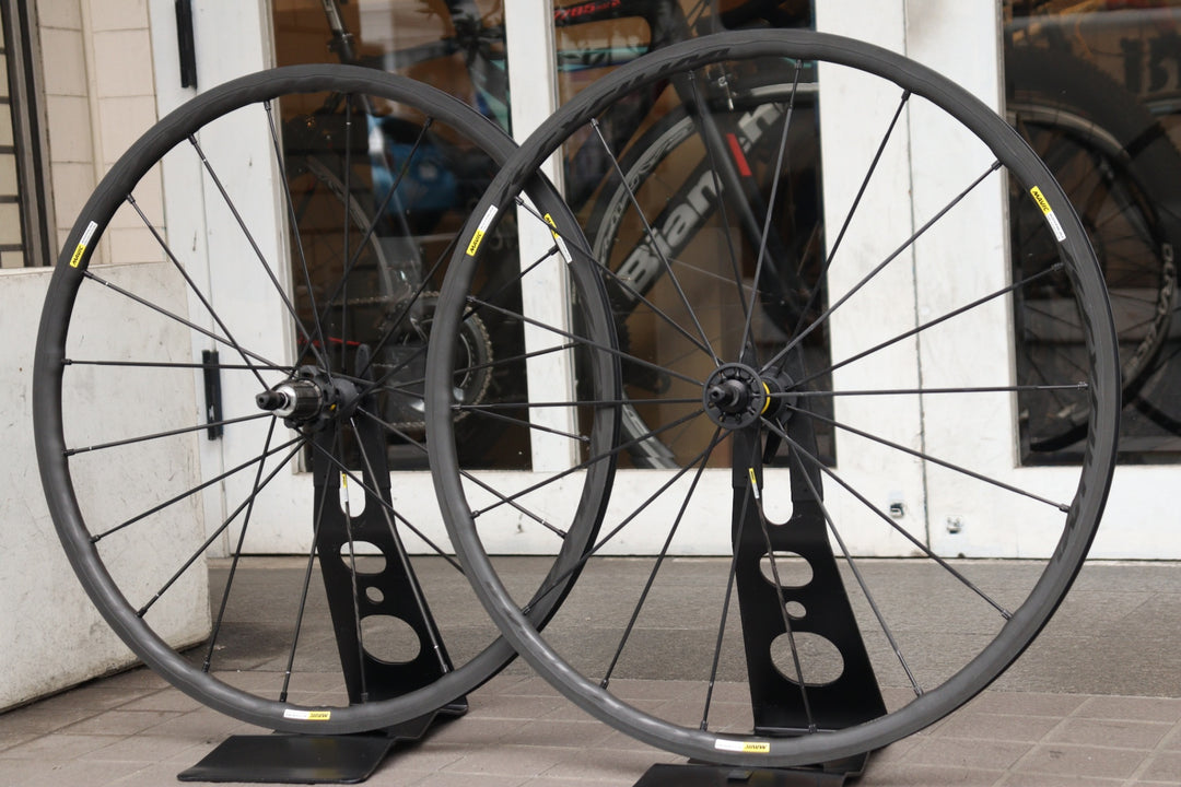 マヴィック MAVIC キシリウム プロ エグザリット KSYRIUM PRO EXALITH SL アルミ クリンチャー ホイールセット シマノ11S/12S 15C 【横浜店】