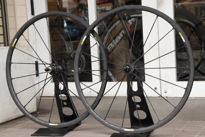 マヴィック MAVIC キシリウム プロ エグザリット KSYRIUM PRO EXALITH SL アルミ クリンチャー ホイールセット シマノ11S/12S 15C 【横浜店】