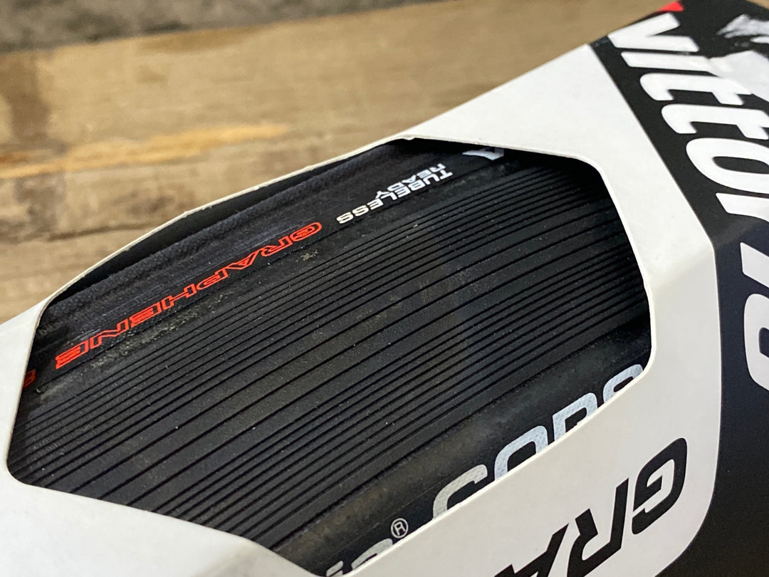 JX387 ヴィットリア Vittoria CORSA GRAPHENE 2.0 チューブレスレディタイヤ 700×28C 黒