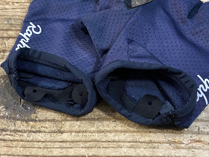 KH125 ラファ Rapha 指切り グローブ 紺 黒 ※サイズ不明