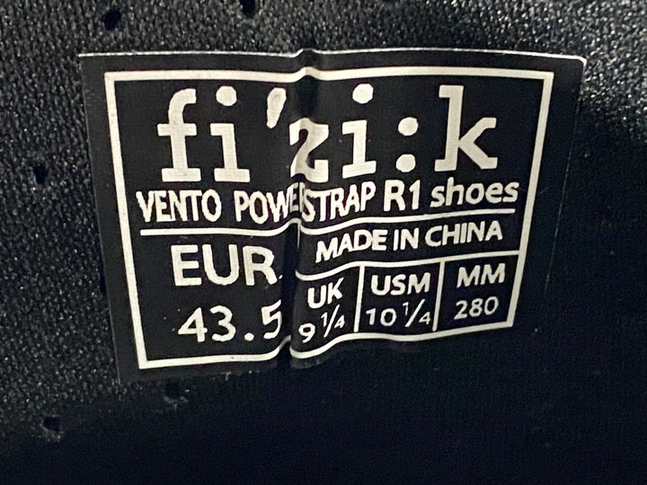 KI042 フィジーク fizik VENTO POWERSTRAP R1 モビスター MOVISTAR ビンディングシューズ 3穴 EU43 1/2