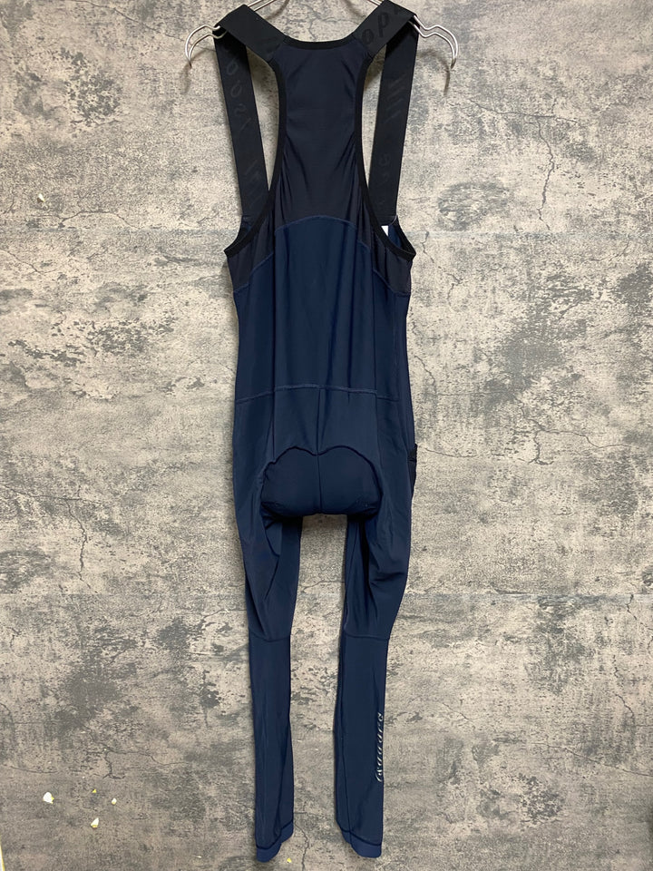 KD150 イザドア Isadore SIGNATURE THERMAL TIGHTS カーゴ ビブタイツ 紺 L 裏起毛 ※パットあたり