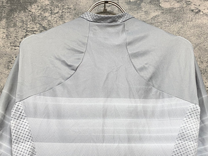 KB693 カステリ CASTELLI ROSSO CORSA 半袖 サイクルジャージ グレー白 M