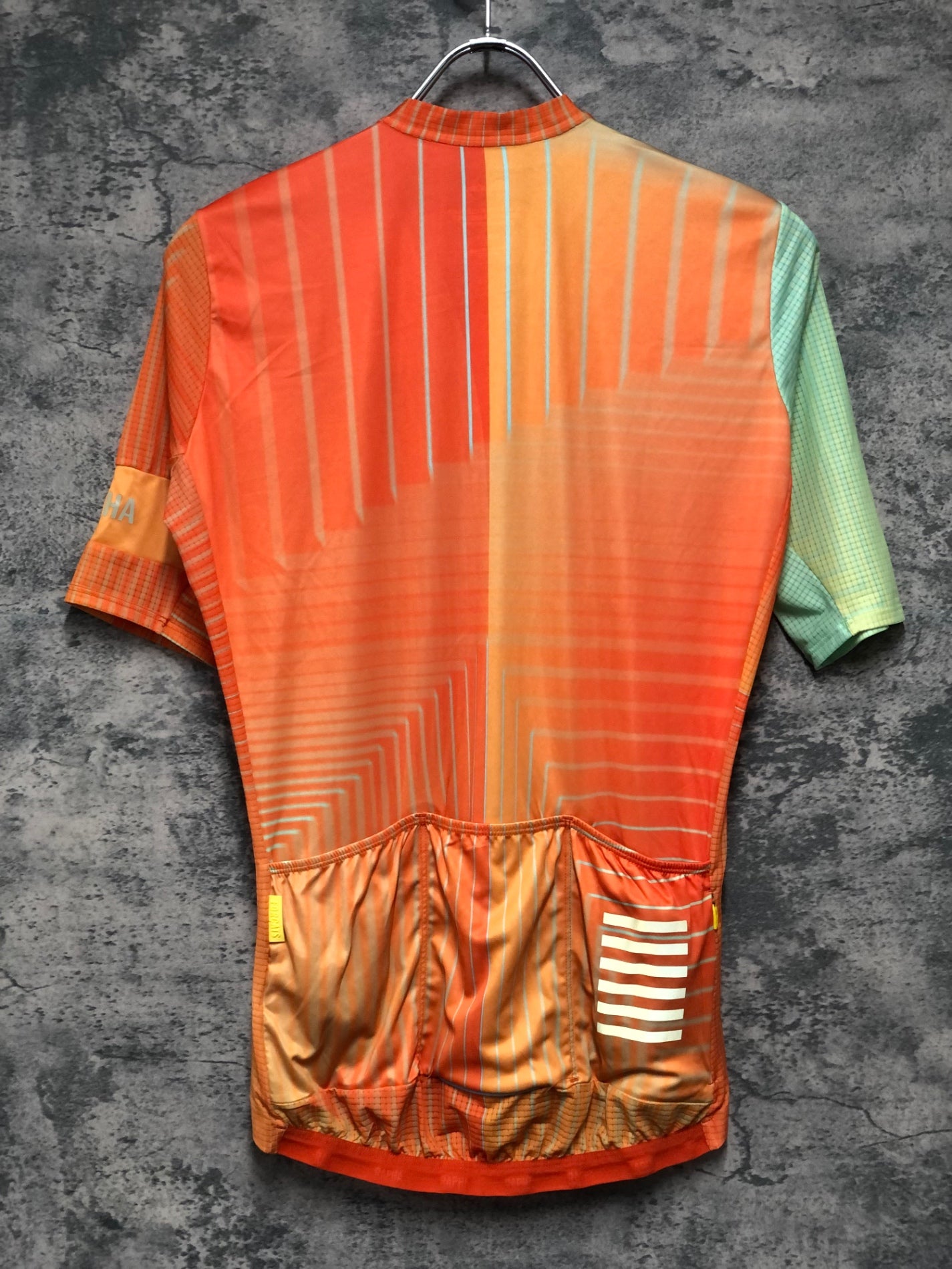 ギ*ウ様 Rapha プロチームジャージ 未使用品 オレンジ JJ940 ラファ Rapha TUNNEL VISION PT FLYWEIGHT JERSEY