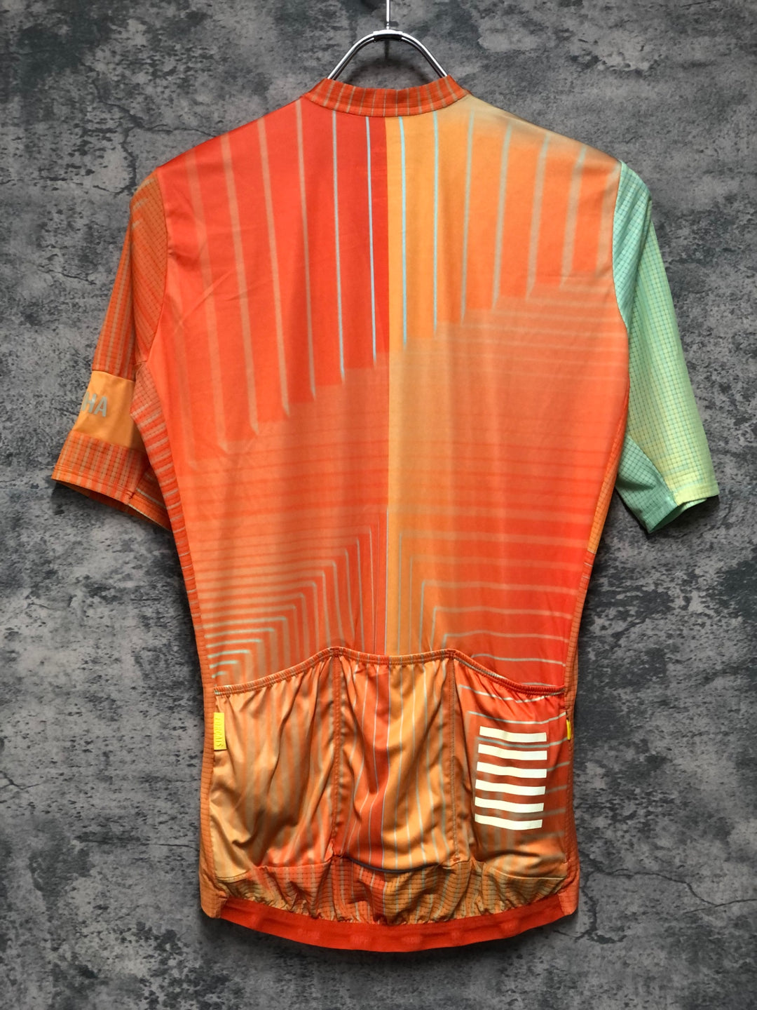 JJ940 ラファ Rapha TUNNEL VISION PT FLYWEIGHT JERSEY サイクルジャージ オレンジ M