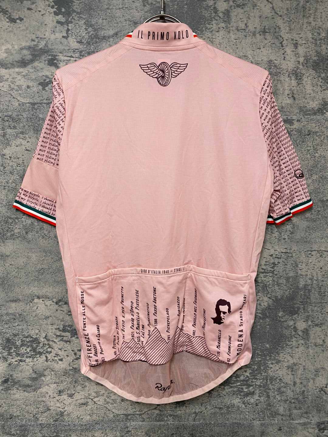 JV232 ラファ Rapha COPPI FLYWEIGHT JERSEY 半袖 サイクルジャージ ピンク S