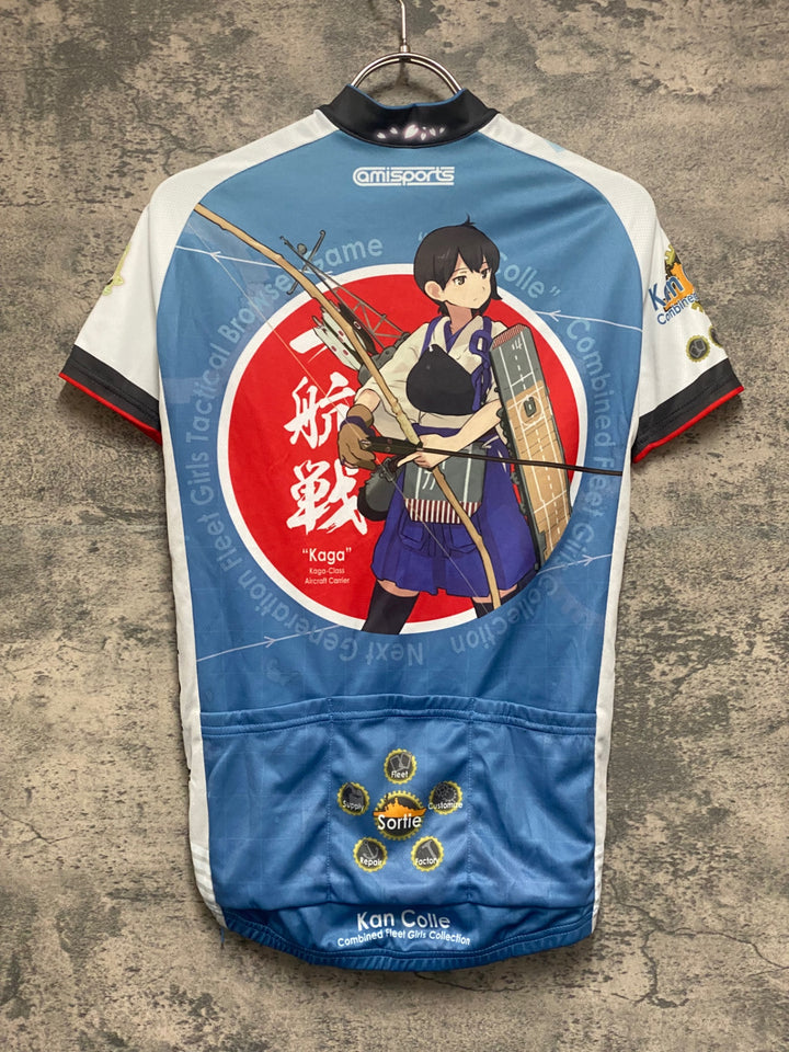 KF555 アミスポーツ AMISPORTS 半袖 サイクルジャージ XS 艦これ 加賀