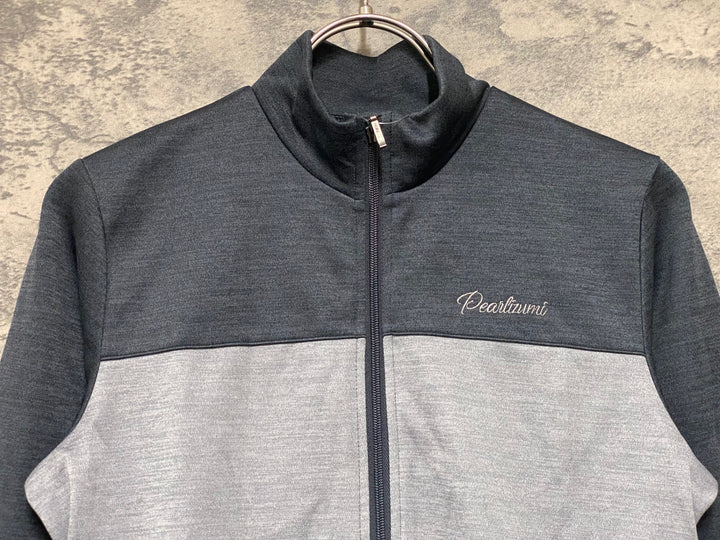 KA050 パールイズミ PEARL iZUMi 長袖 サイクルジャージ グレー サイズ不明 裏起毛