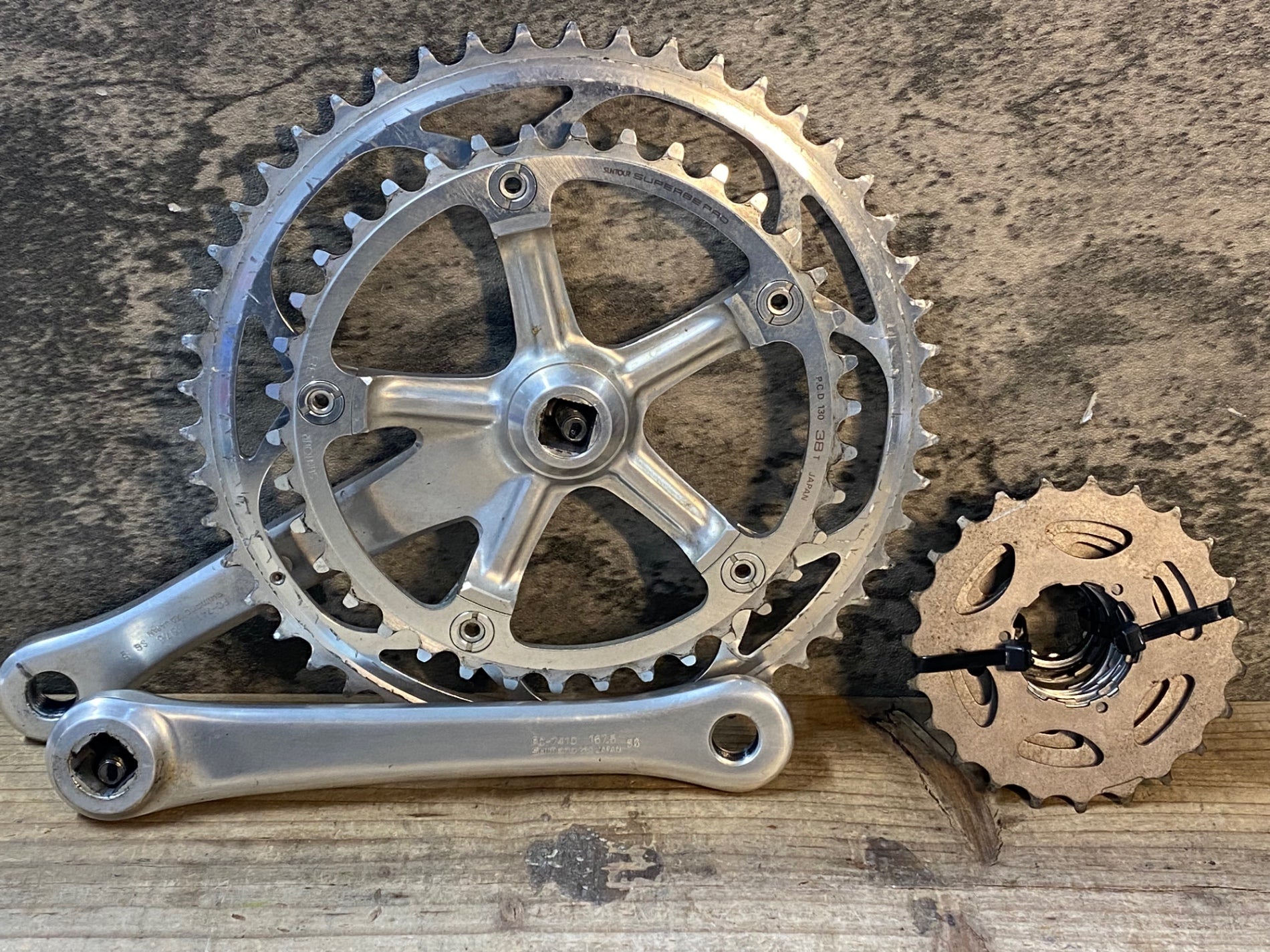 JS029 シマノ SHIMANO デュラエース DURA-ACE 7400 コンポセット