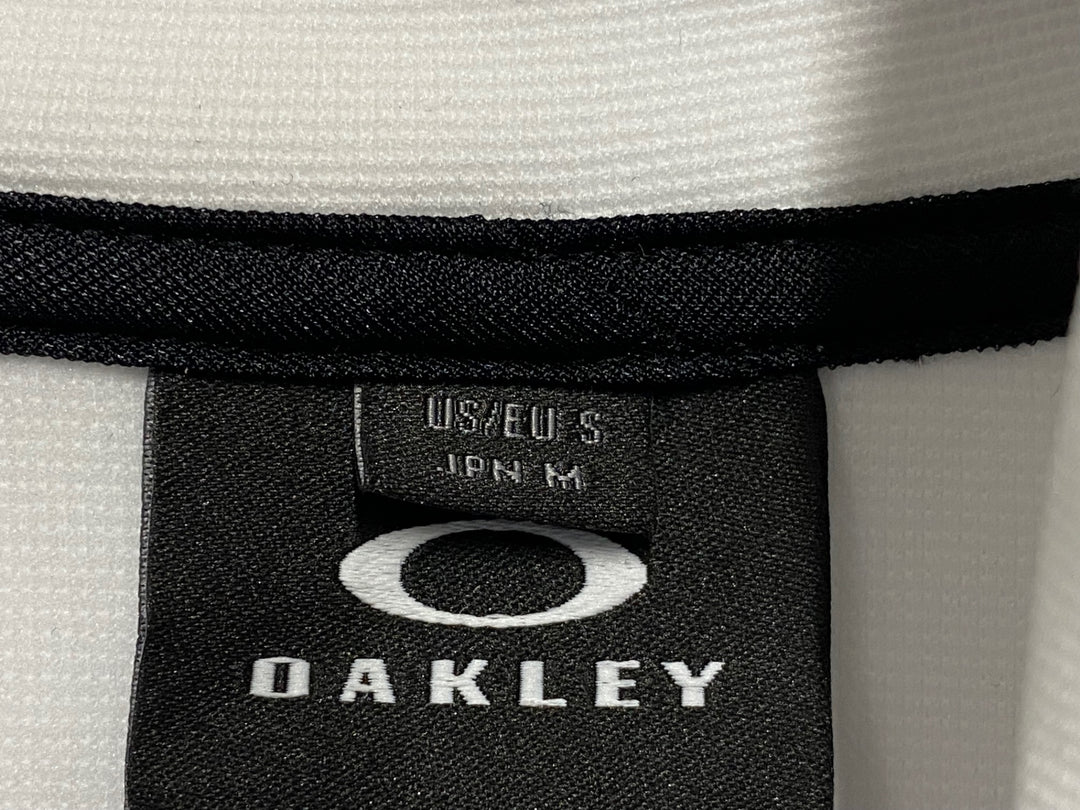 KP749 オークリー OAKLEY 長袖 フーディ パーカー 白 M ※汚れ