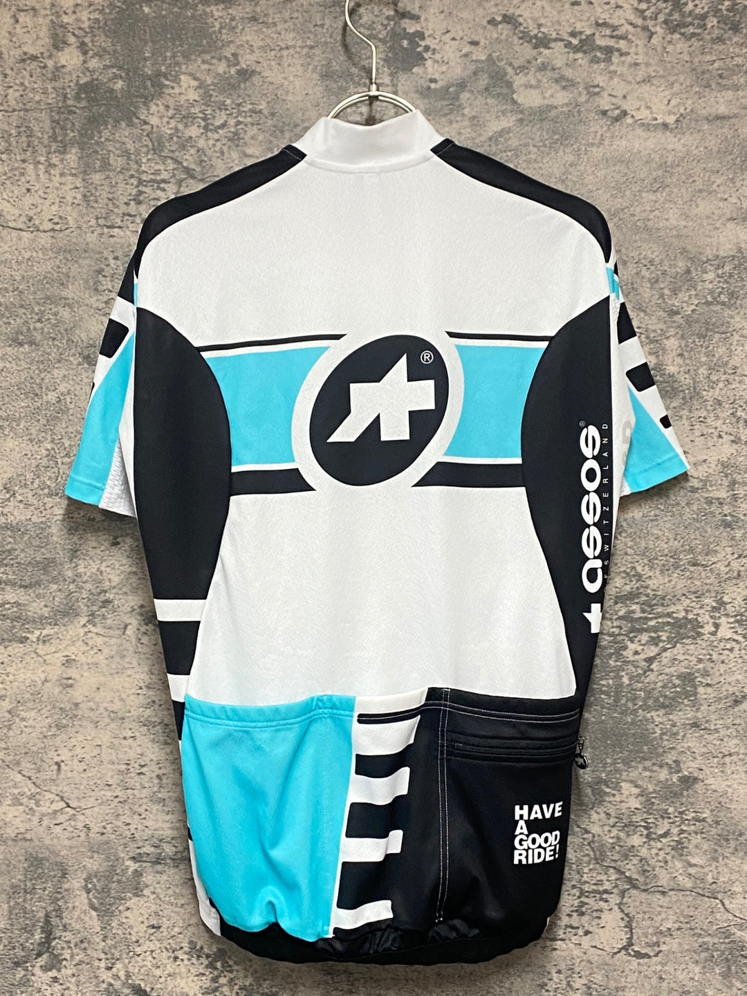 KB860 アソス assos 半袖 サイクルジャージ 黒 白 M