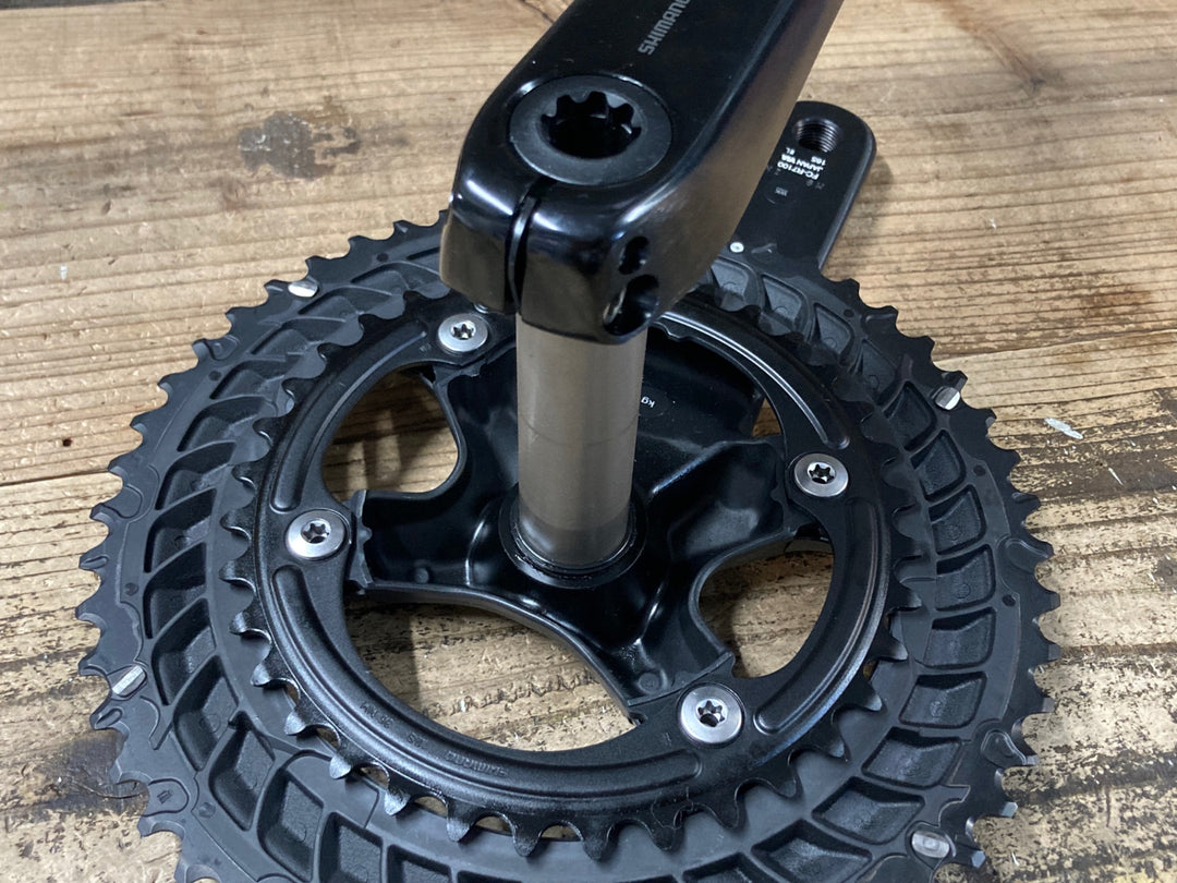 JU485 シマノ SHIMANO 105 FC-R7100 クランクセット 165mm 52/36T