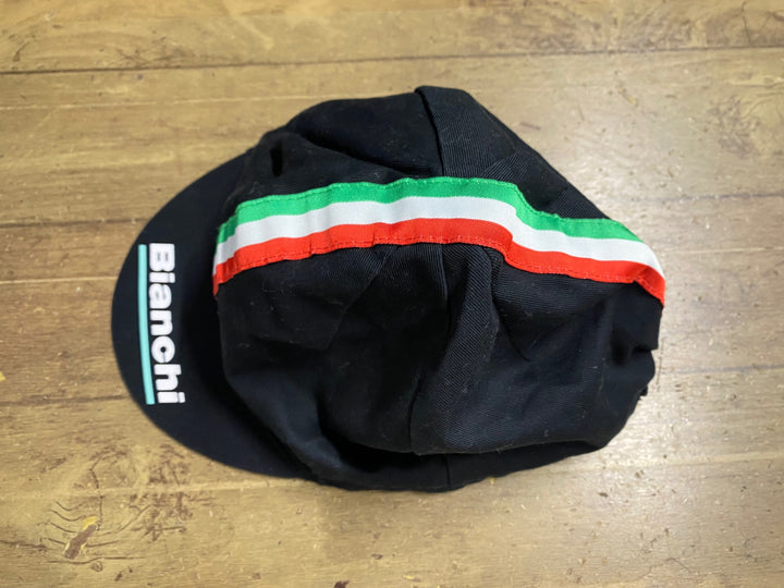 KG251 ビアンキ Bianchi サイクルキャップ 黒 F