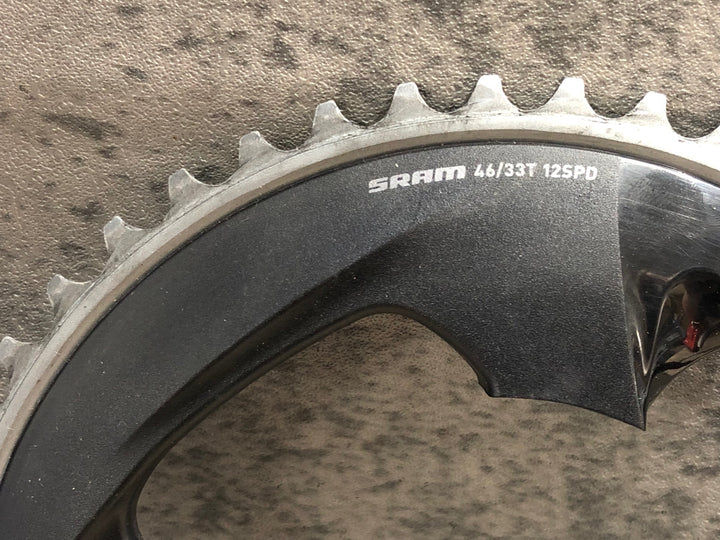 KN937 スラム SRAM フォース FORCE 12s チェーンリング セット 46/33T