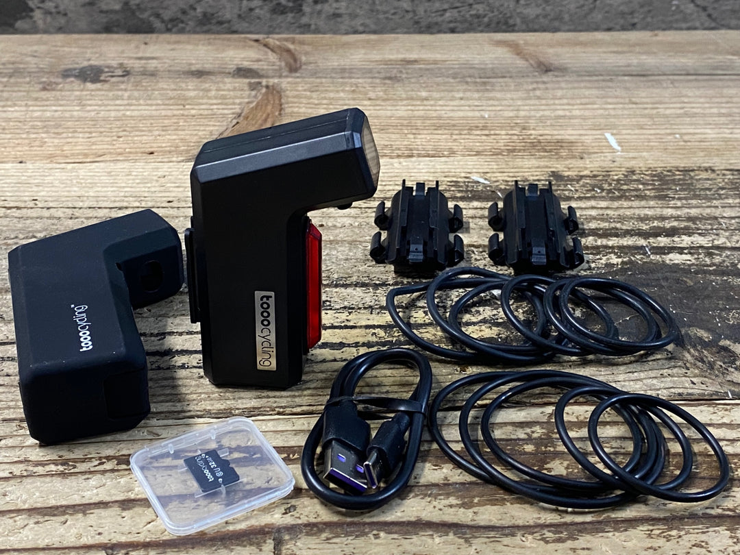 JZ407 TOOOCYCLING DVR80 BICYCLE LAMP CAMERA 自転車用ドライブレコーダー テールランプ ※点灯確認済み