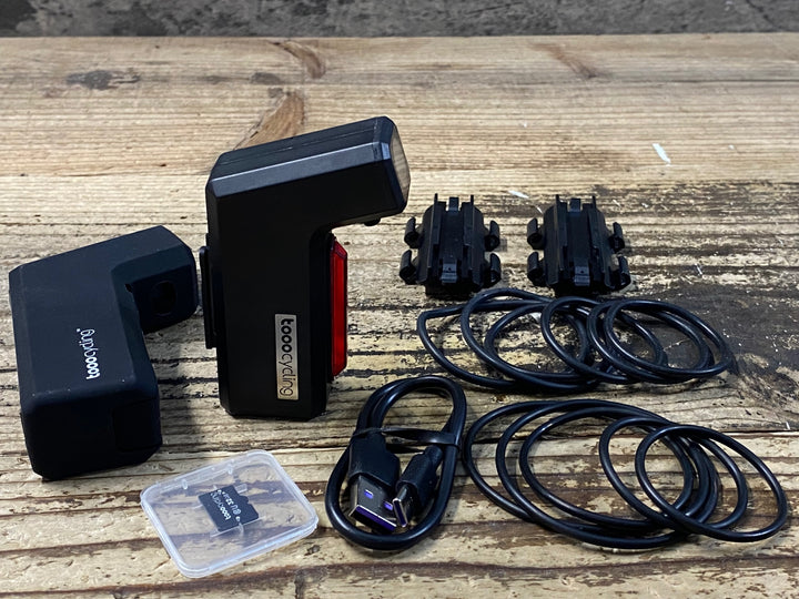 JZ407 TOOOCYCLING DVR80 BICYCLE LAMP CAMERA 自転車用ドライブレコーダー テールランプ ※点灯確認済み