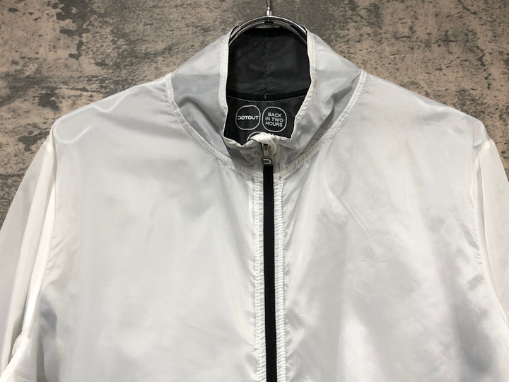 JU771 ドットアウト DOTOUT Tempo Jacket 長袖 サイクルジャケット 白 L