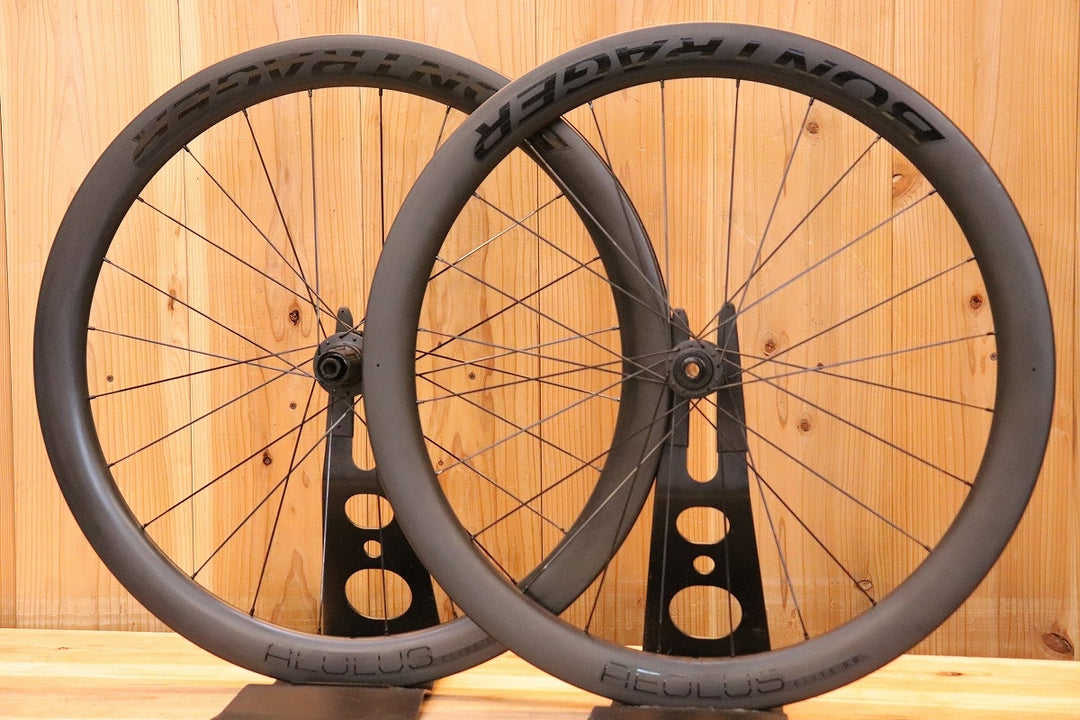 ボントレガー BONTRAGER アイオロス AEOLUS ELITE 50 DISC カーボン チューブレスレディ ホイールセット シマノ 11S/12S 【芦屋店】