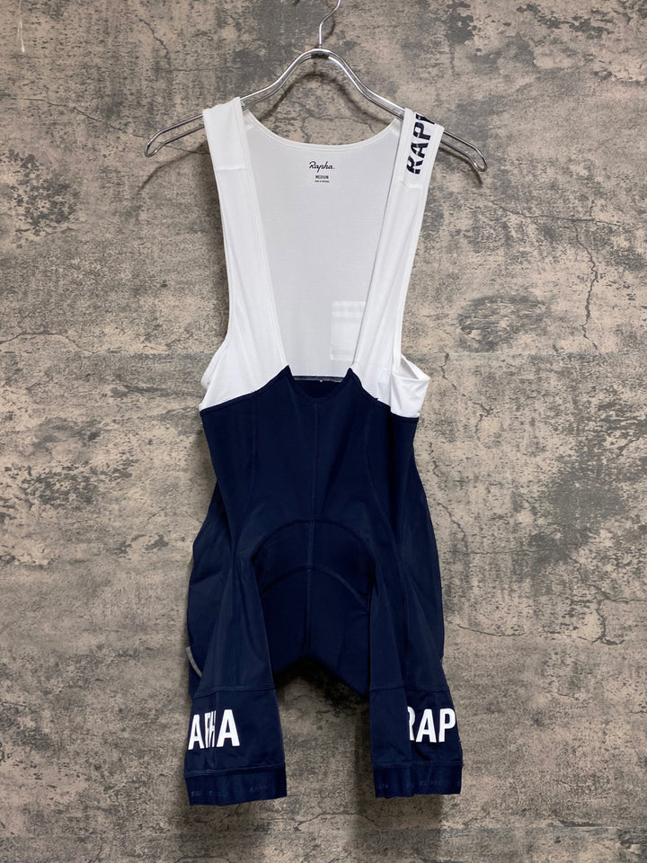 JW381 ラファ Rapha PRO TEAM TRAINING BIB SHORTS ビブショーツ 紺 M