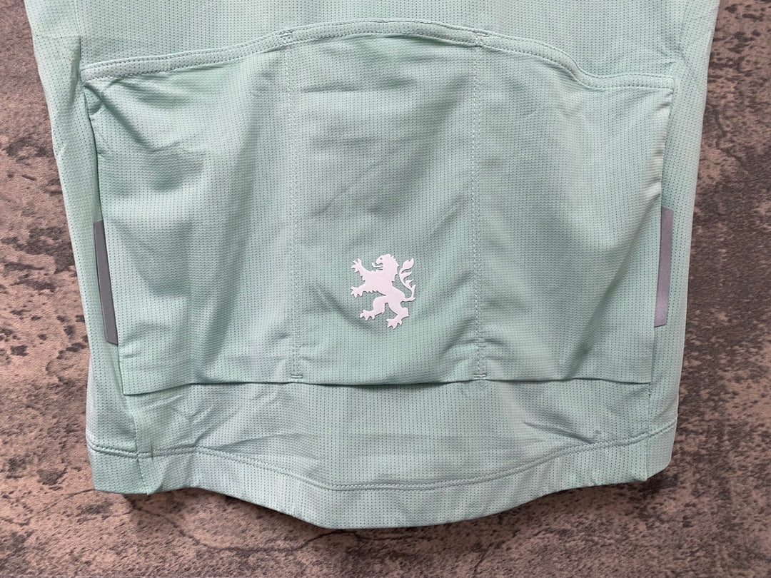 JH596 リオンドカペルミュール Lion de KAPELMUUR レディース 半袖 サイクルジャージ 緑 M